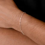Pulseira de Prata 925 Cartier Fio 2 mm