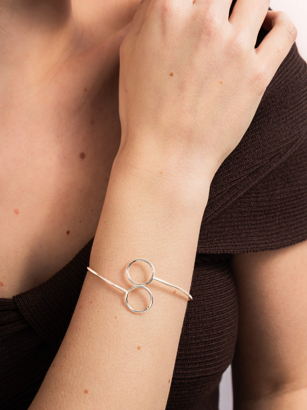 Bracelete Círculo Duplo