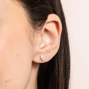 Brinco Coração Zircônia