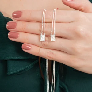 Escapulário Nossa Senhora do Carmo e Sagrado Coração de Jesus Mini