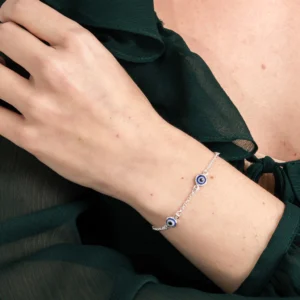 Pulseira Olho Grego Azul Escuro