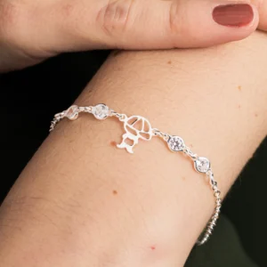 Pulseira Pontos de Luz e Menino Central