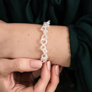 Pulseira Renda Italiana Elos Infinitos