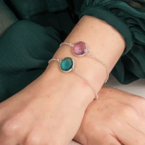 Pulseira Zircônia Lilas Grande Central