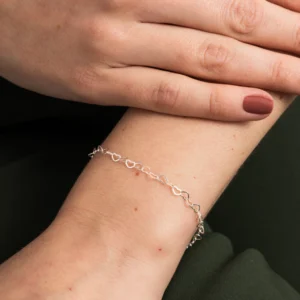 Pulseira Mini Corações