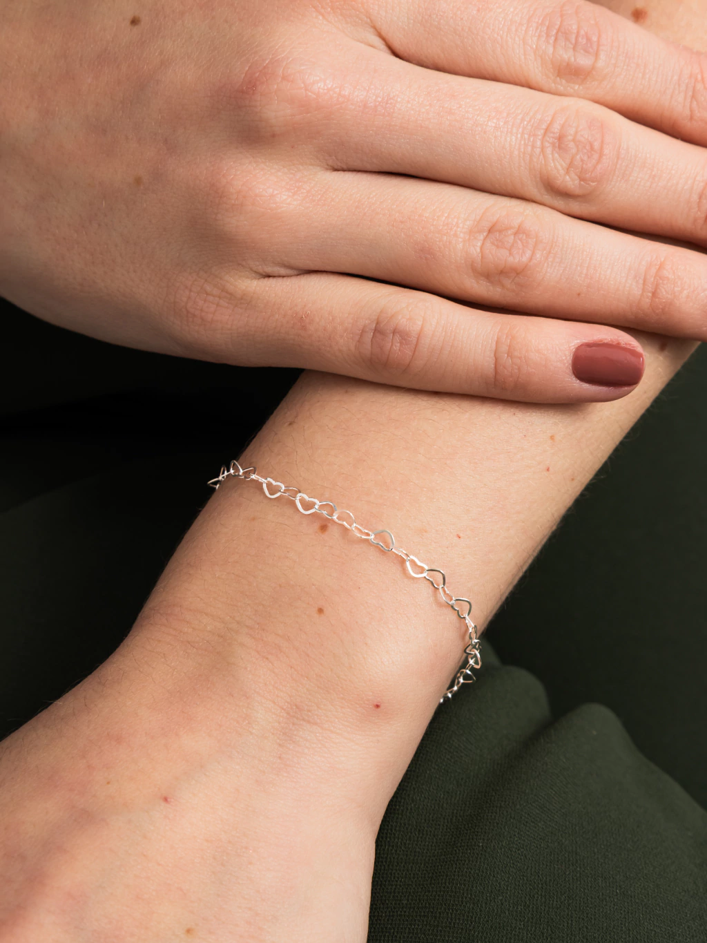 Pulseira Mini Corações