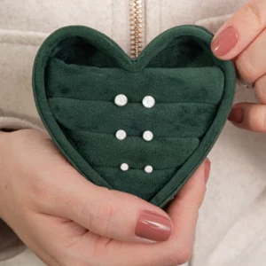 Trio de Brincos Zircônias Brancas Cravação Inglesa