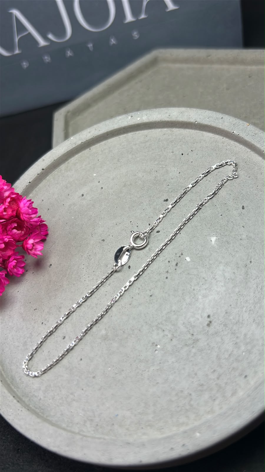 Pulseira Elos Cadeado Delicados
