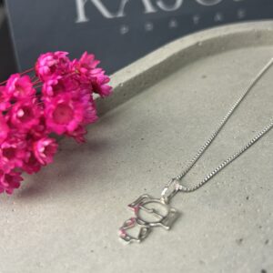 Colar de Prata 925 Menina Vazada