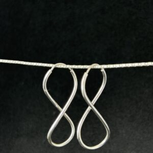 Argola de Prata 925 Infinito 3,5cm