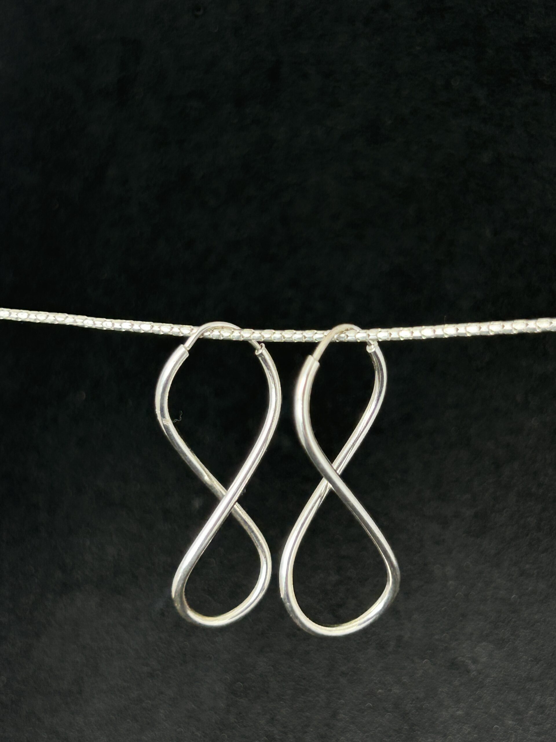 Argola de Prata 925 Infinito 3,5cm
