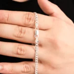 Pulseira Masculina de Prata 925 Elos Grumet 4mm