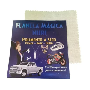 Flanela Mágica Limpa Pratas Nuri
